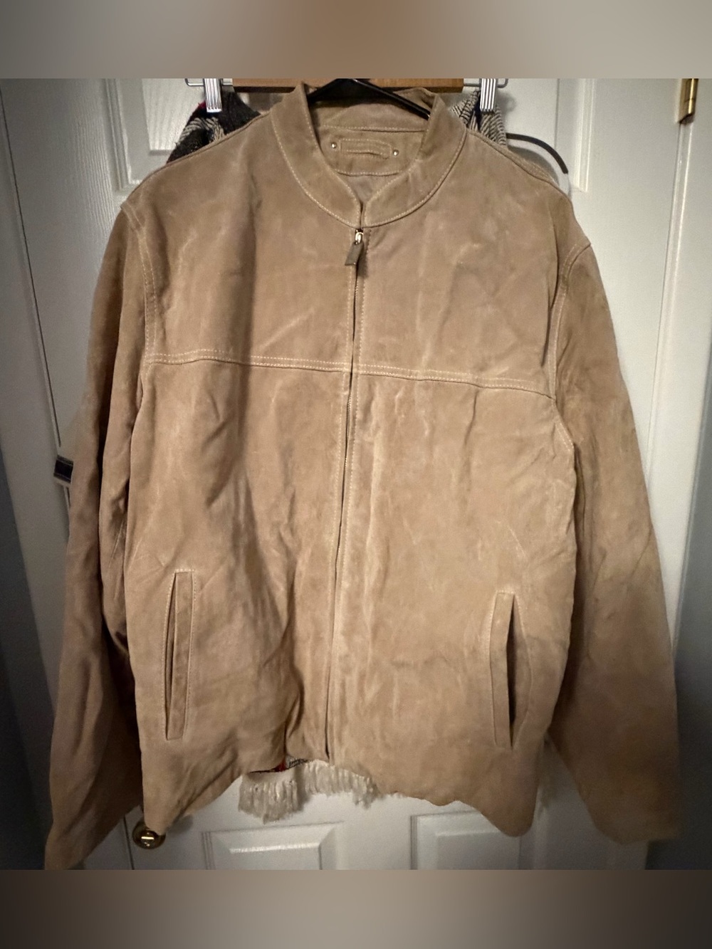 Wilsons m Julian Suede leather Jacket - Tan